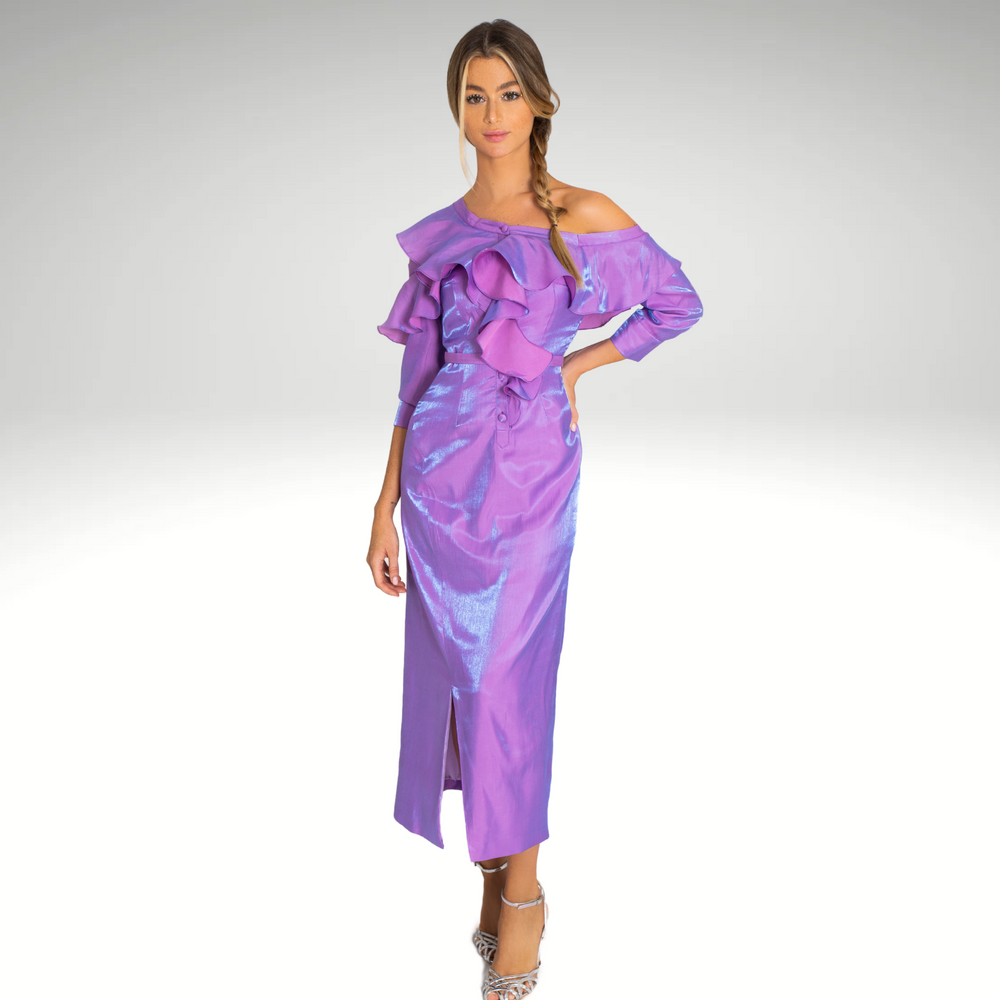 Twilight Purple Metallic Dress