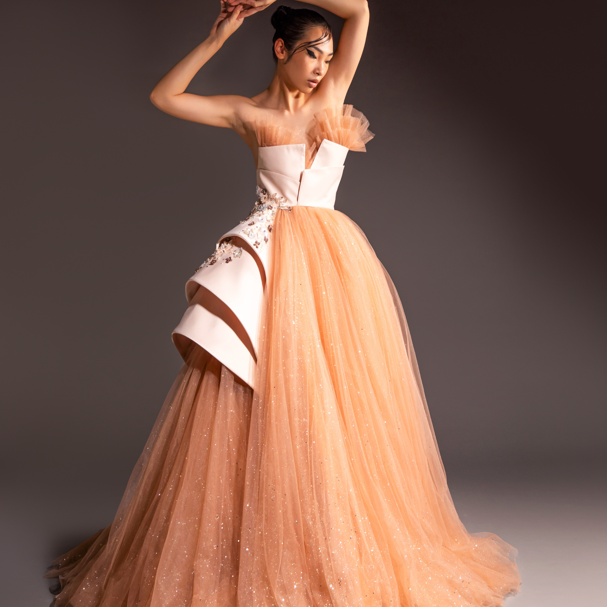 rust-tulle-and-crepe-dress