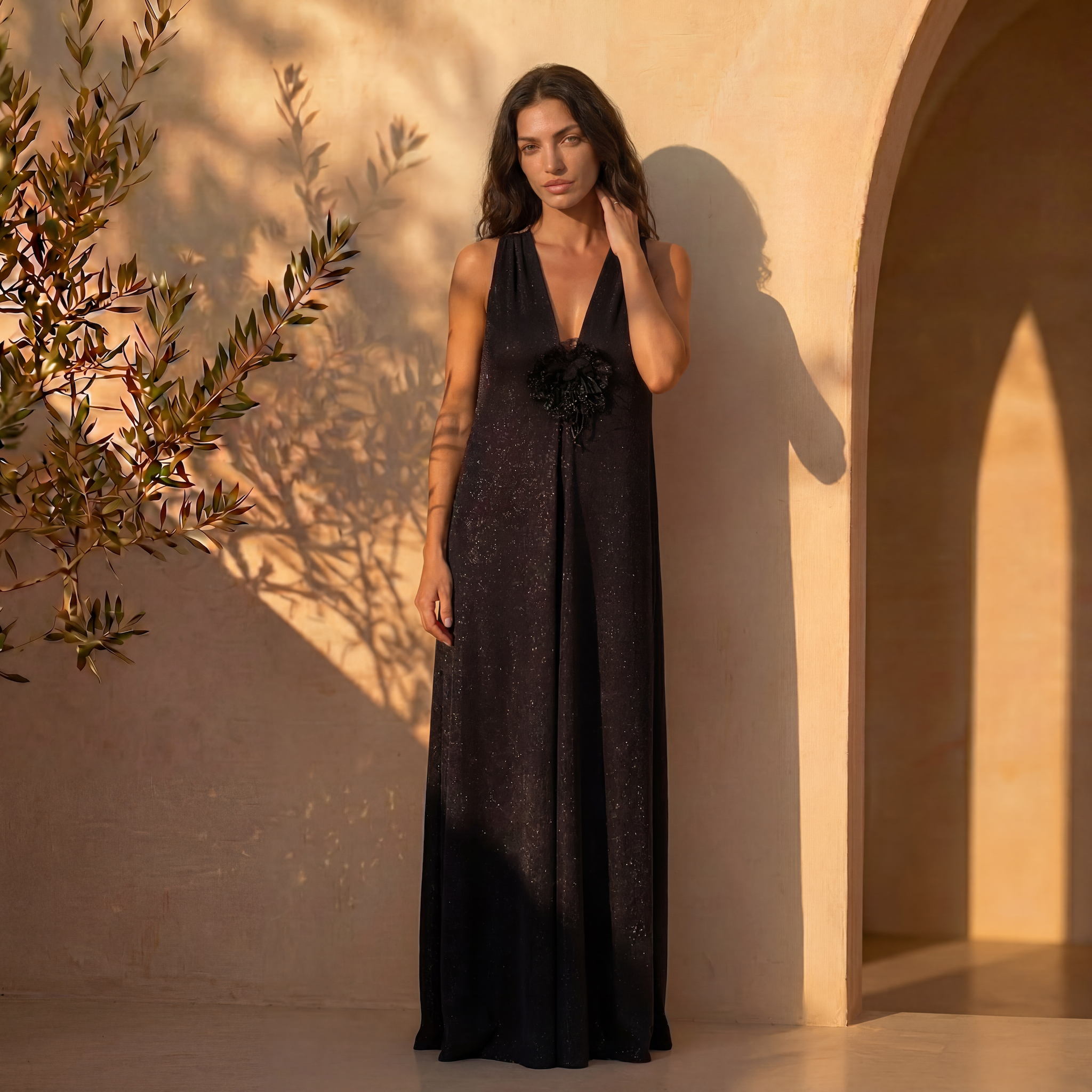 NOCTELLE NOIR DRESS