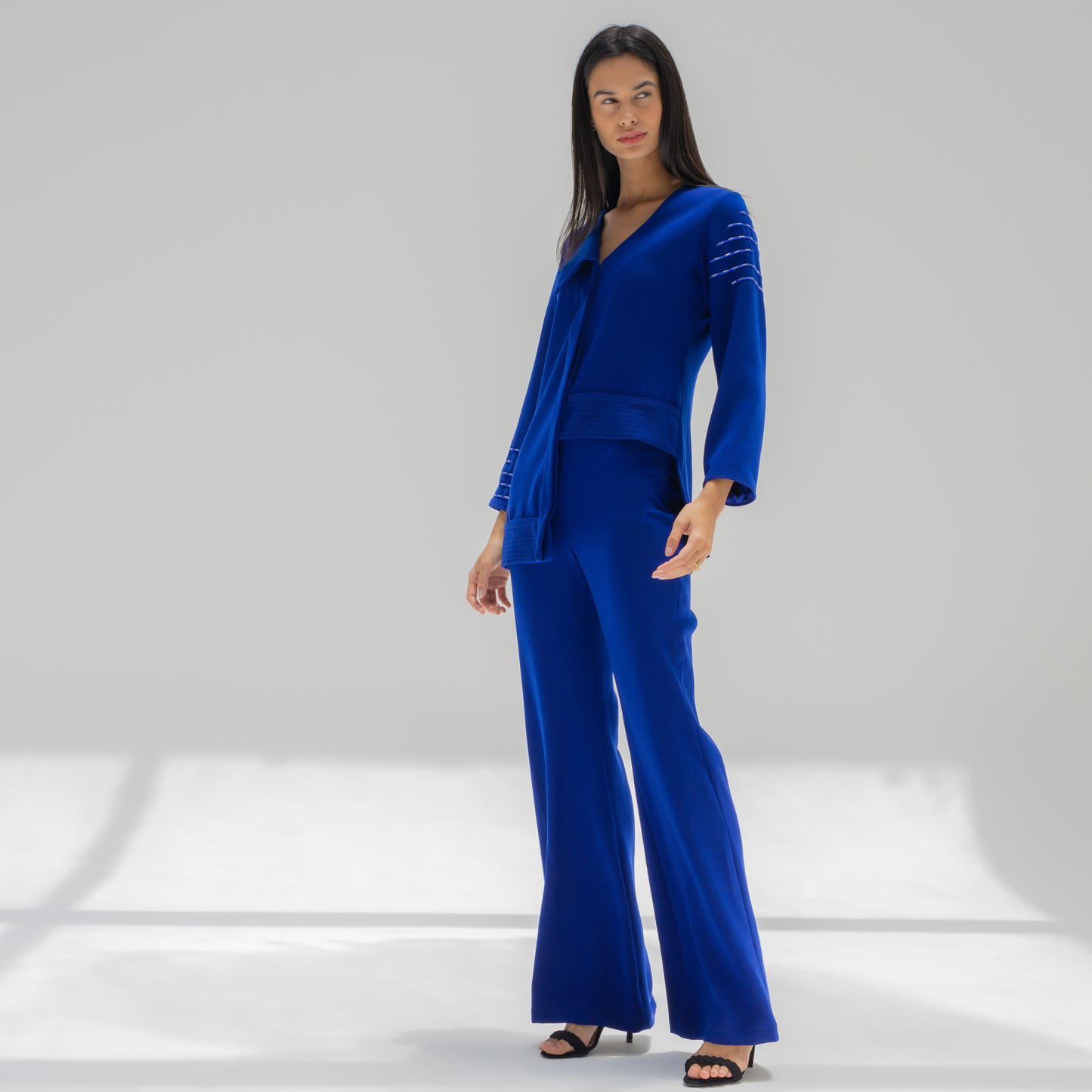 Blue Crepe Set