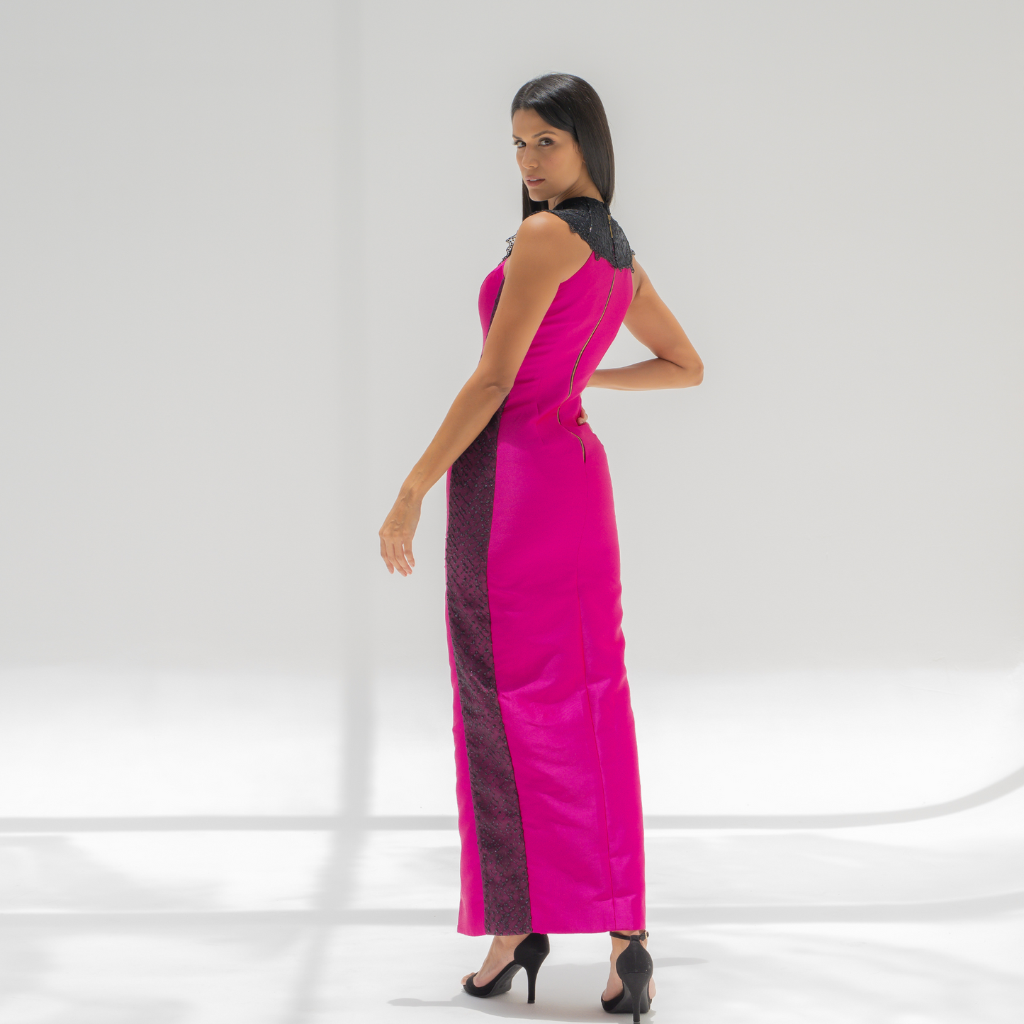 Fuschia Mikdao Slim Dress